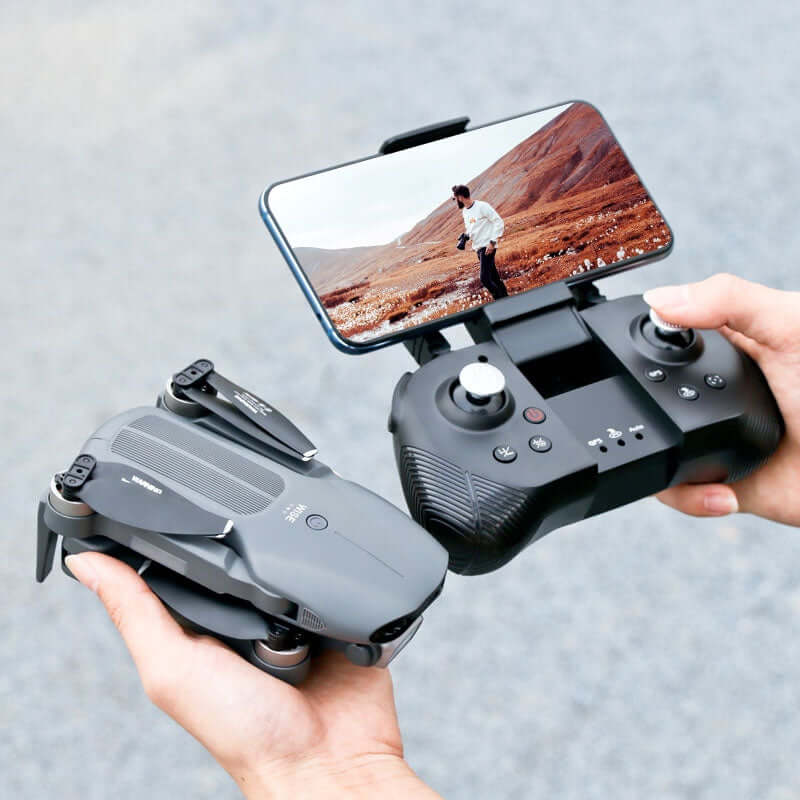 Foldable arms design of 4DRC F9 4K GPS Drone for easy portability
