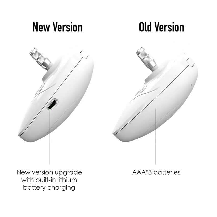 Close-up of APEX drone controller and buttons
