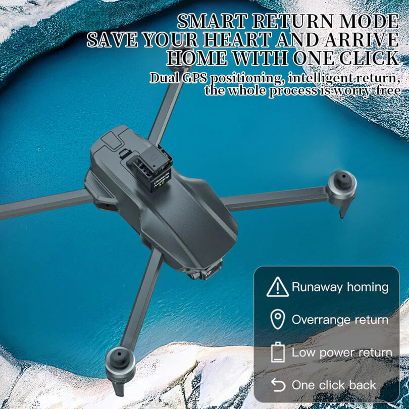 Brushless motors for enhanced durability and performance in the XMR/C M10 PLUS drone