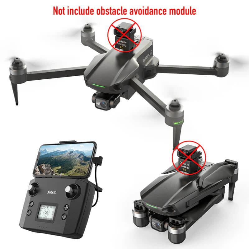 Close-up view of the XMR/C M10 PLUS drone, highlighting its premium build and design