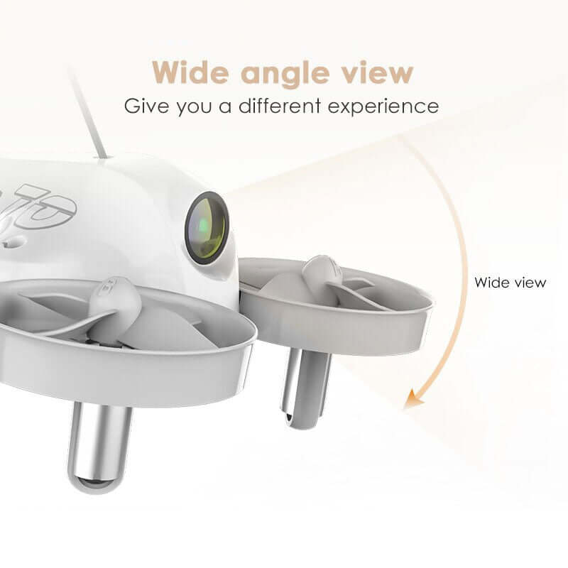 Outdoor flight view of APEX mini racing drone