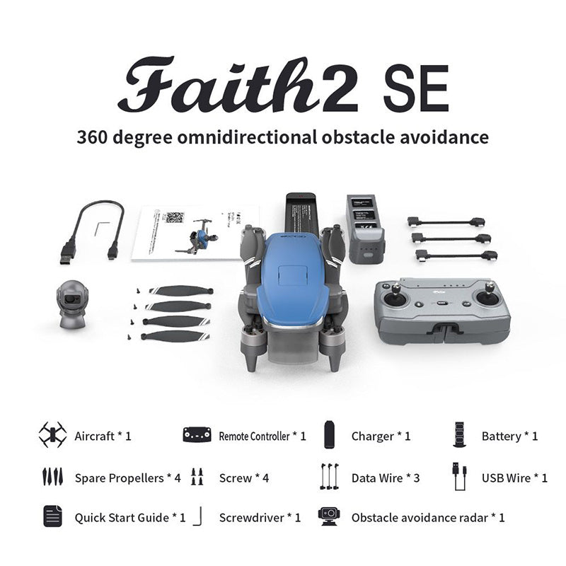 Retail packaging of C-FLY Faith2 SE drone