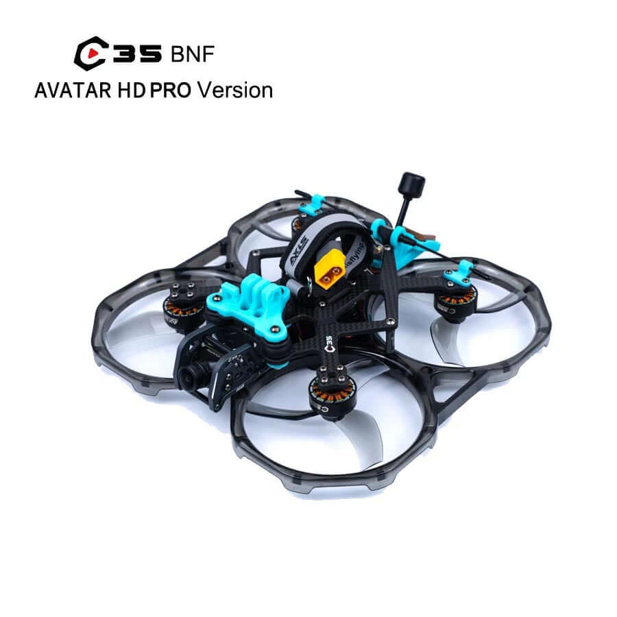 Front view of Cineon C35 V2 3.5 inch FPV Cinewhoop drone