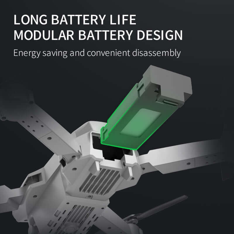 E88 Pro Drone Folded and Stored in Protective Storage Case