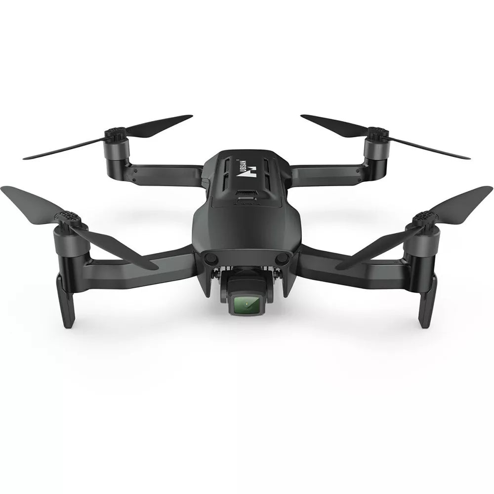 Close-up of 3-axis gimbal 4K camera on Hubsan BlackHawk 1 drone