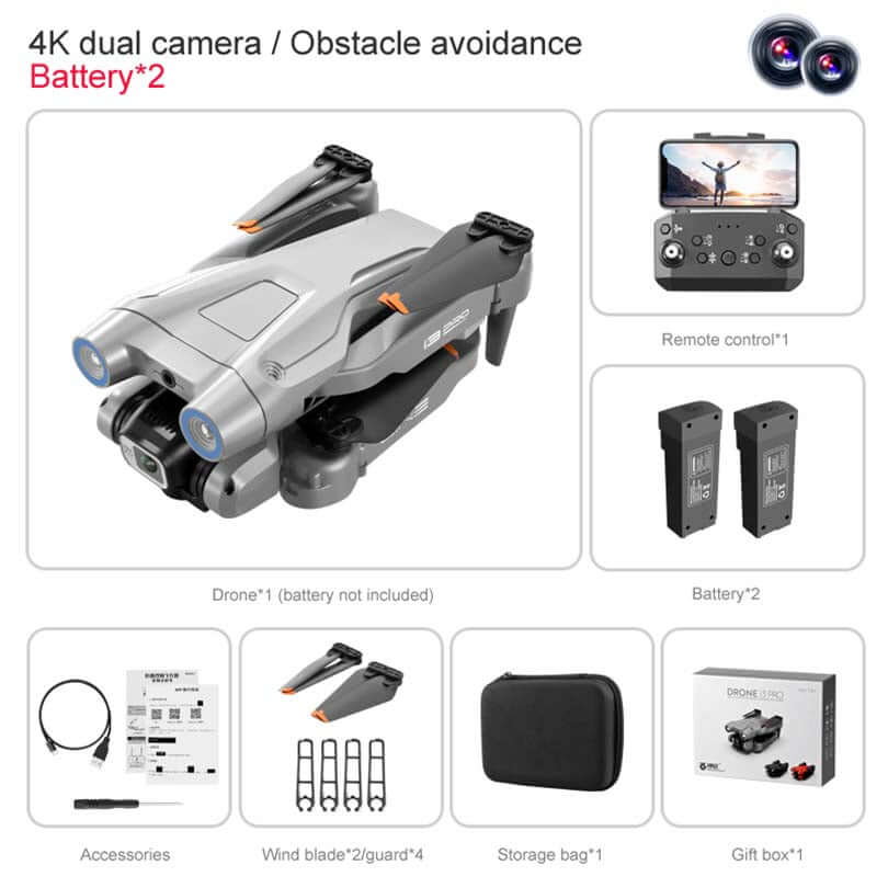 Adjustable camera tilt for aerial photography with i3 Pro