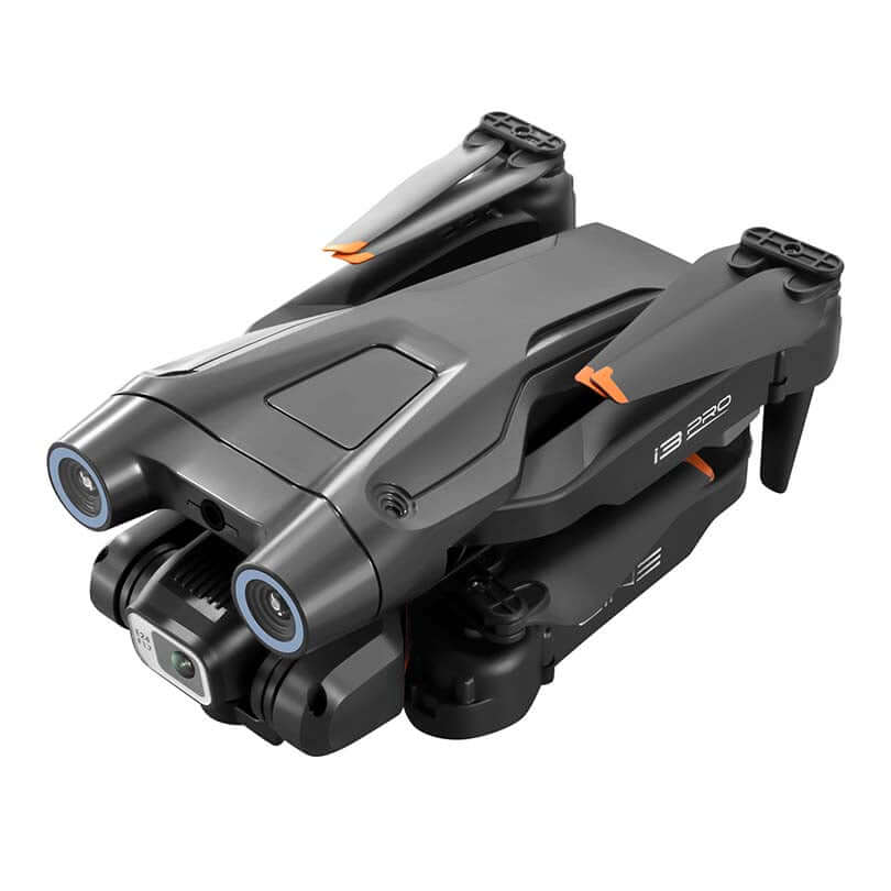 i3 Pro 4K drone in flight showing stable hover performance