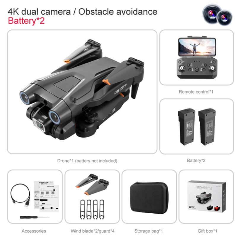 Obstacle avoidance sensor mounted on the i3 Pro drone