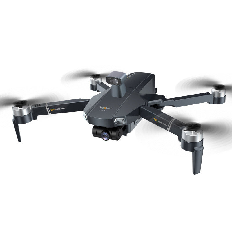 Handheld view showing drone size and build quality