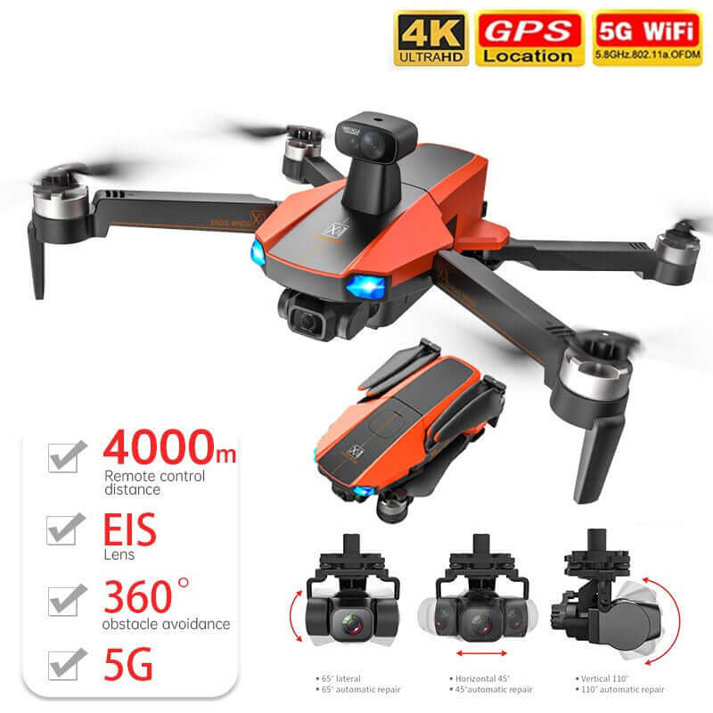 Dual camera switching feature of JJRC X22 drone