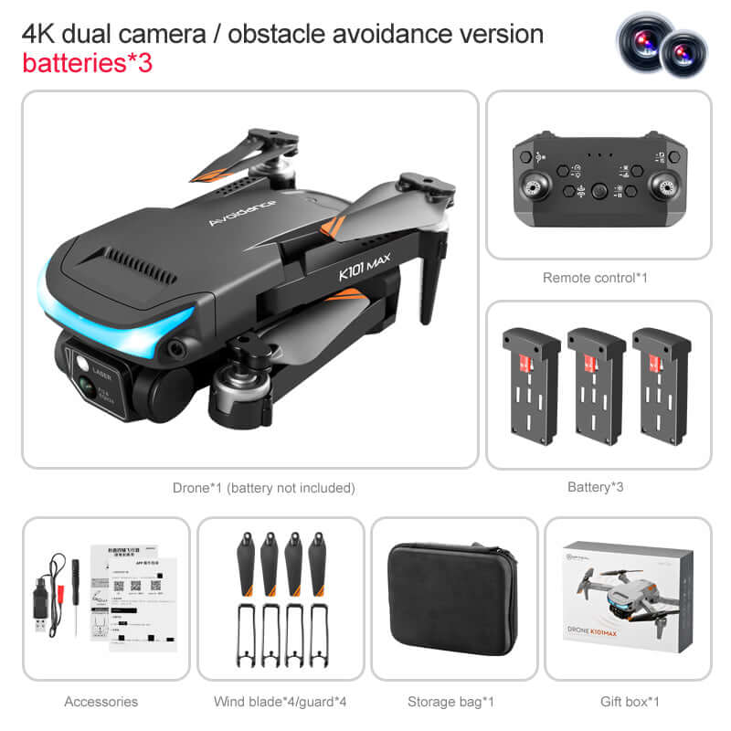 Front obstacle avoidance sensor on K101MAX drone