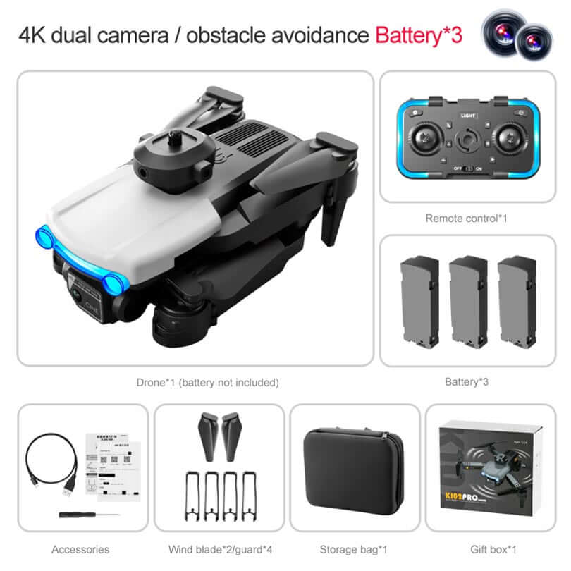 Dual HD cameras with 4K resolution