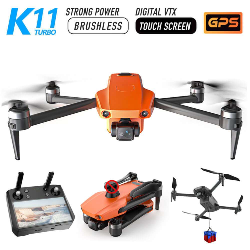 Battery and charger accessories for K11 Turbo Drone