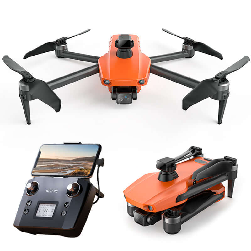 Front view of K11 Turbo 8K GPS Drone in flight