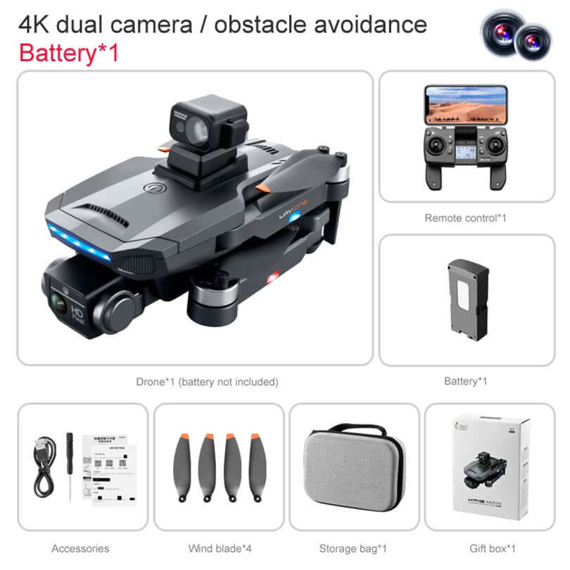 Dual HD cameras with adjustable angles