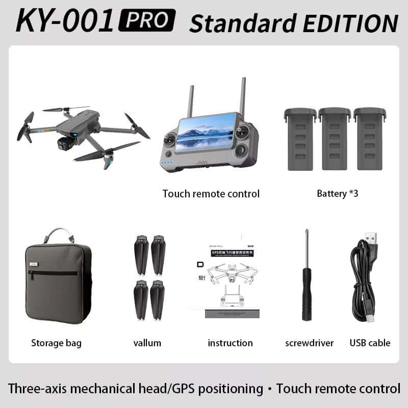 KY001 PRO drone charging process with battery pack