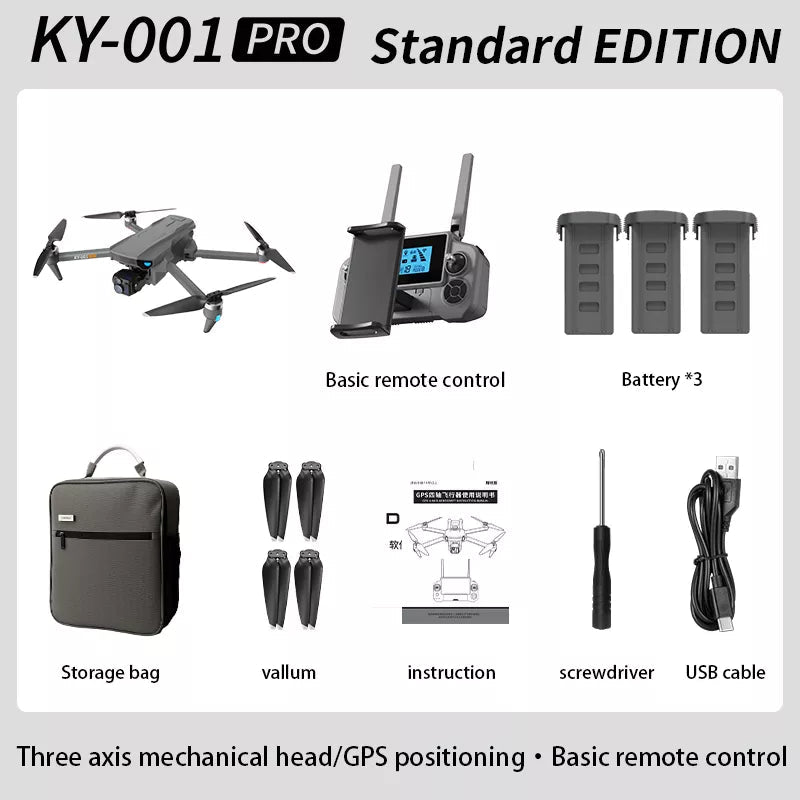 Follow me intelligent flight mode on KY001 PRO drone