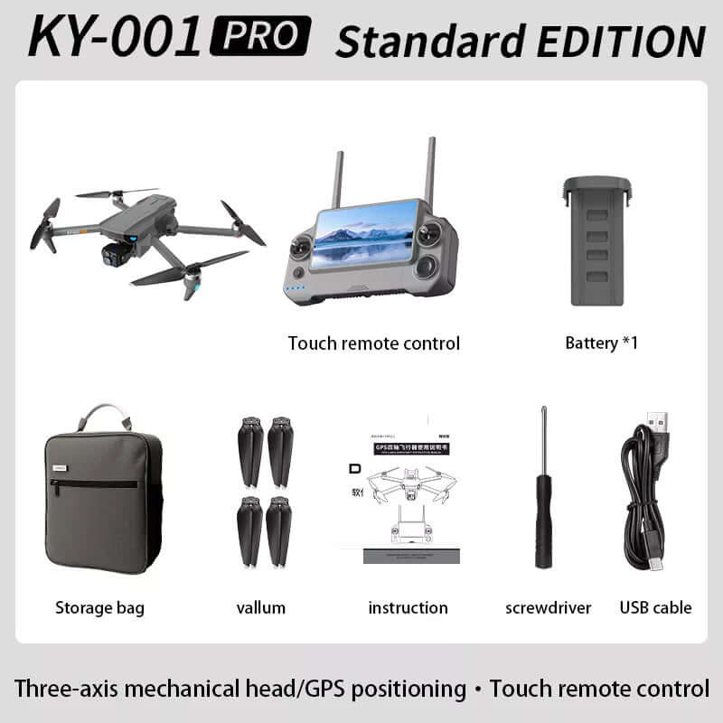 Gesture video recording with KY001 PRO 8K GPS drone