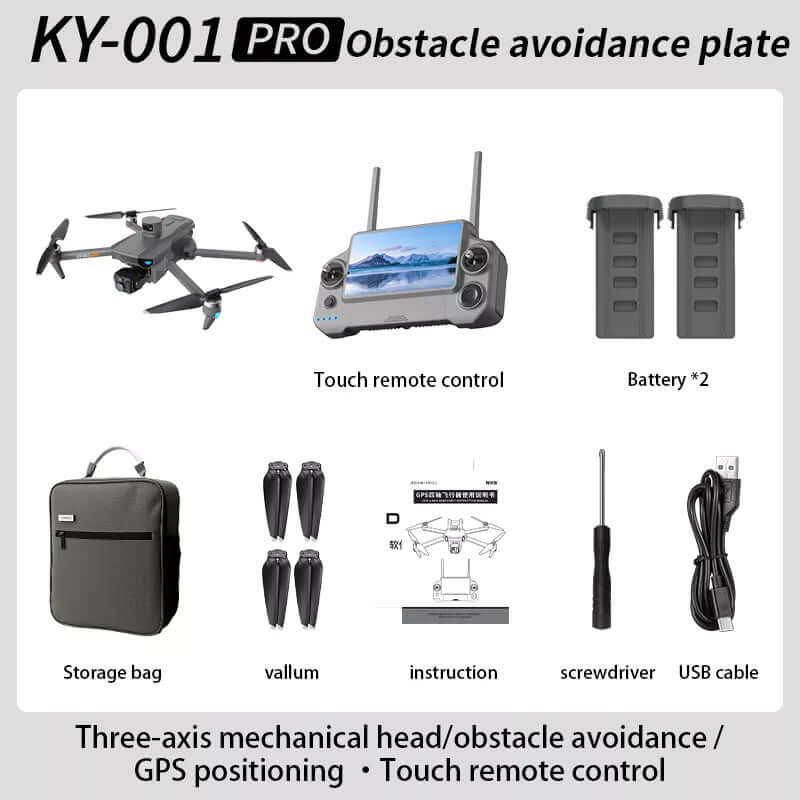 User flying KY001 PRO 8K GPS drone with screen remote