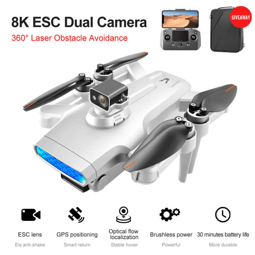 8K Ultra HD video captured by LU9 MAX drone
