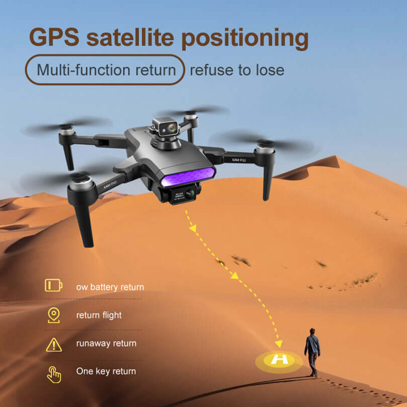 Dual HD cameras on LU9 MAX for aerial photography