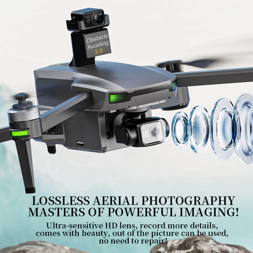 M9 MAX Drone with 3-Axis Gimbal Camera