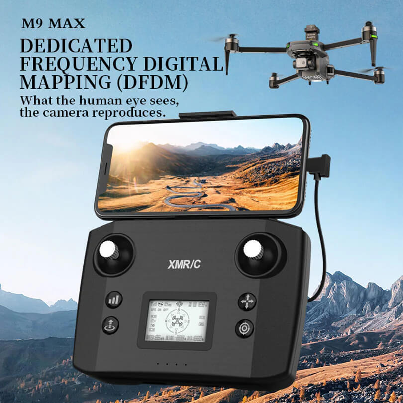 GPS Satellite Positioning M9 MAX Drone
