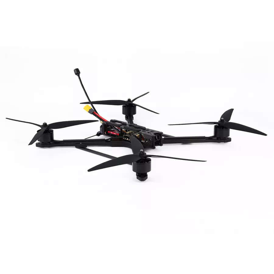 Carbon fiber frame structure of MANTA 10X Lite FPV drone