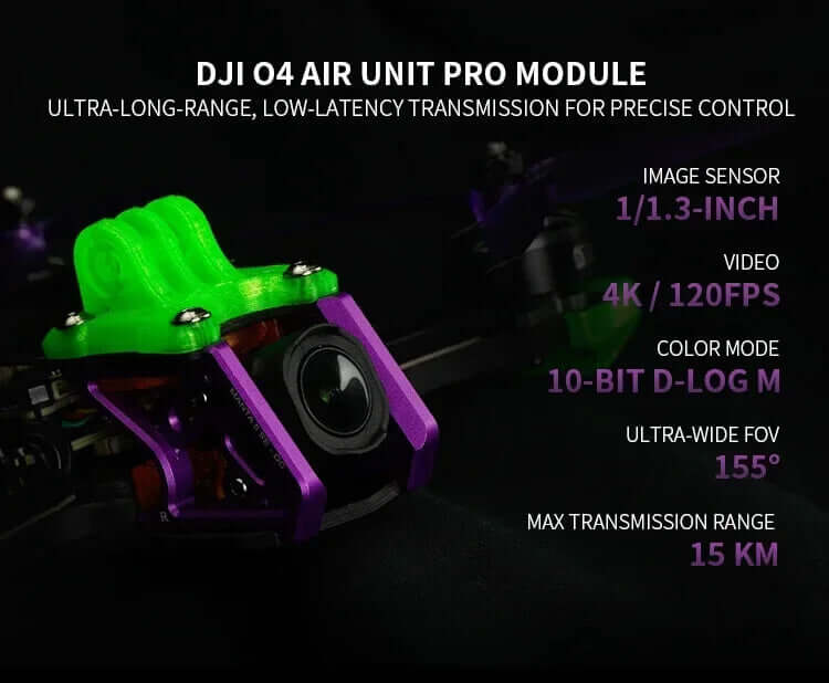Side view of MANTA5 SE 5 inch freestyle drone frame