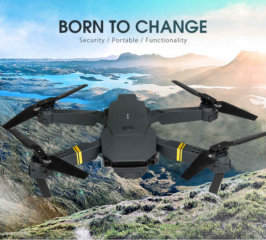 Detail View of Folding Arms on FPV Mini Drone