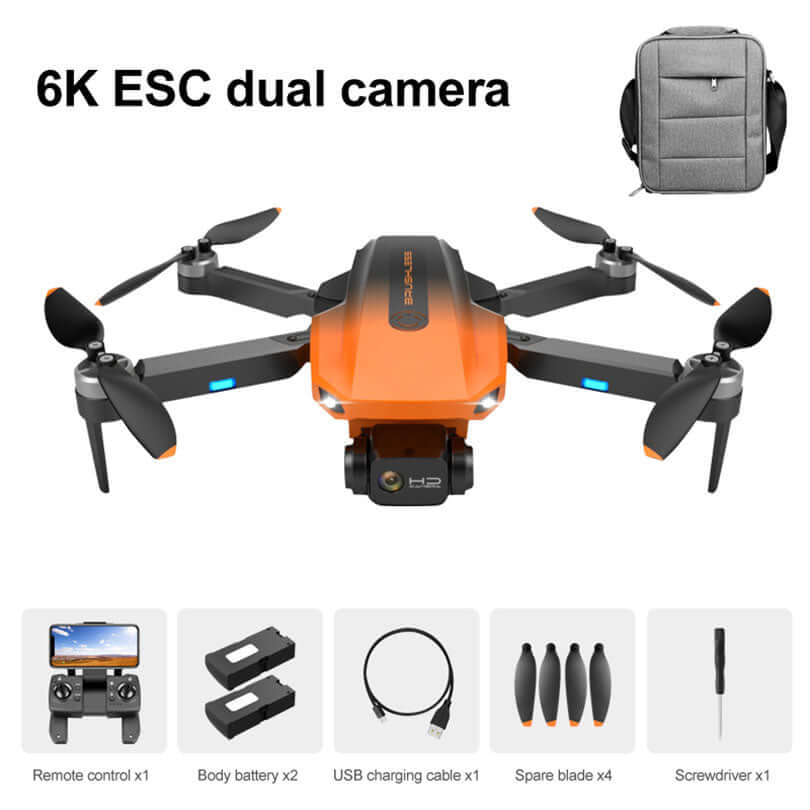 Close-up view of drone’s build and texture