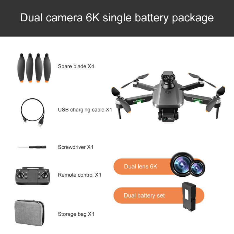 RG101 MAX drone with controller and phone mount