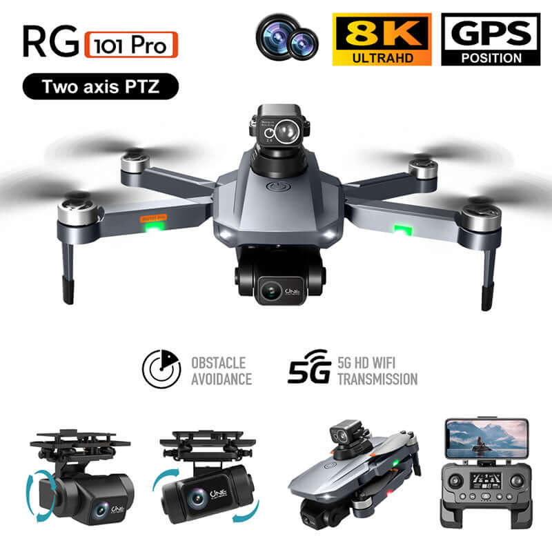 8K Ultra HD ESC camera of RG101 PRO drone