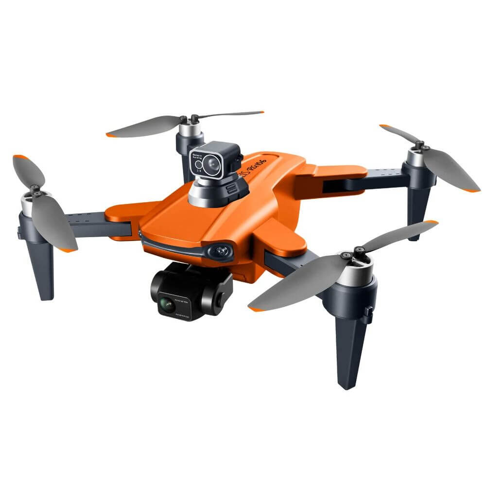 Top view of RG106 PRO GPS drone in air