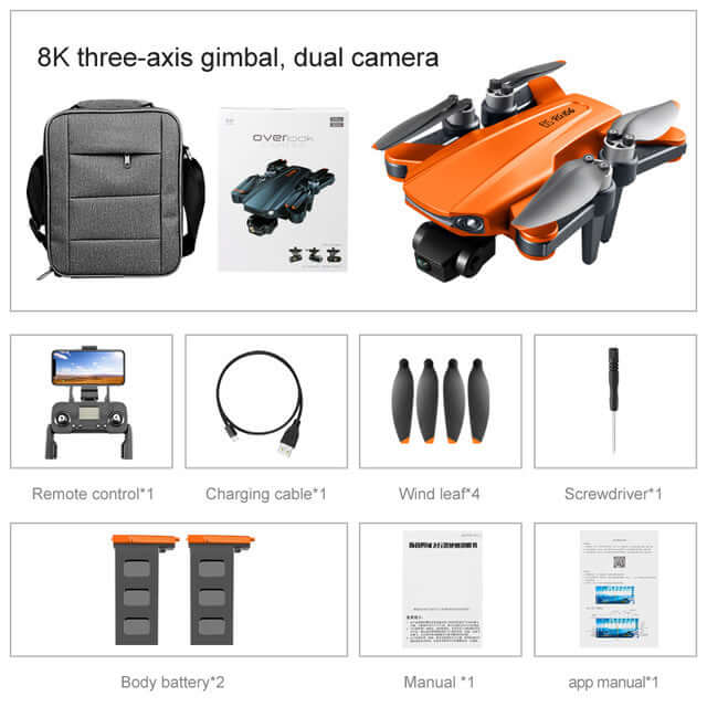 RG106 PRO drone with accurate GPS positioning system