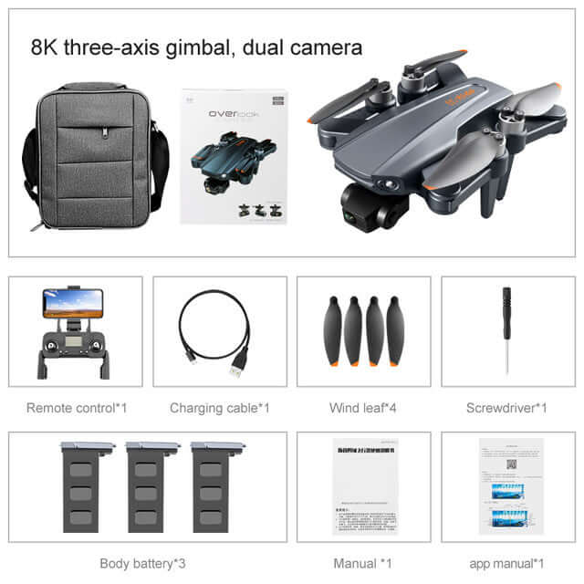 Obstacle avoidance sensor system on RG106 PRO drone