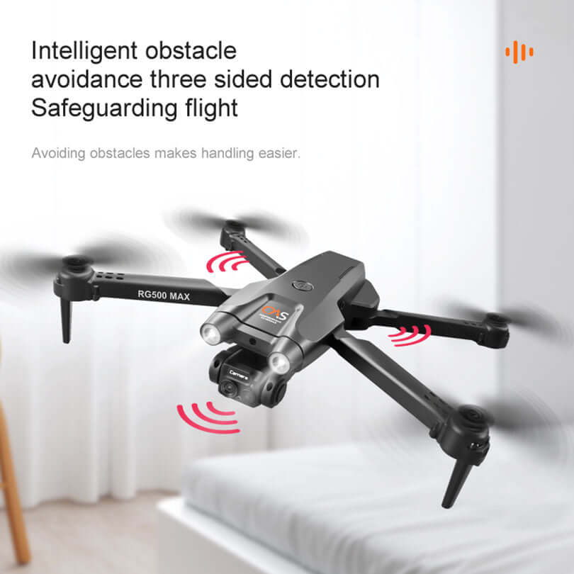 Stable hover demonstration of RG500 MAX 4K drone