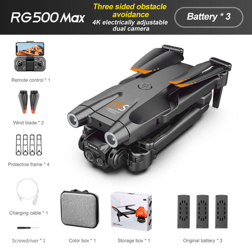 RG500 MAX drone with remote controller setup