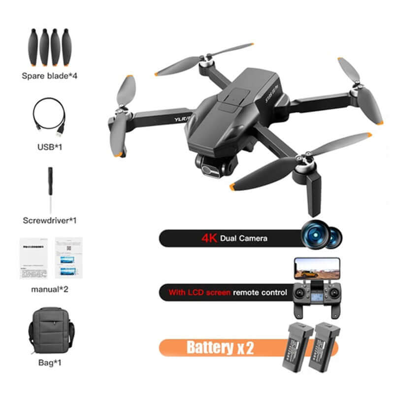 Adjustable 3-axis camera gimbal on S135 Pro