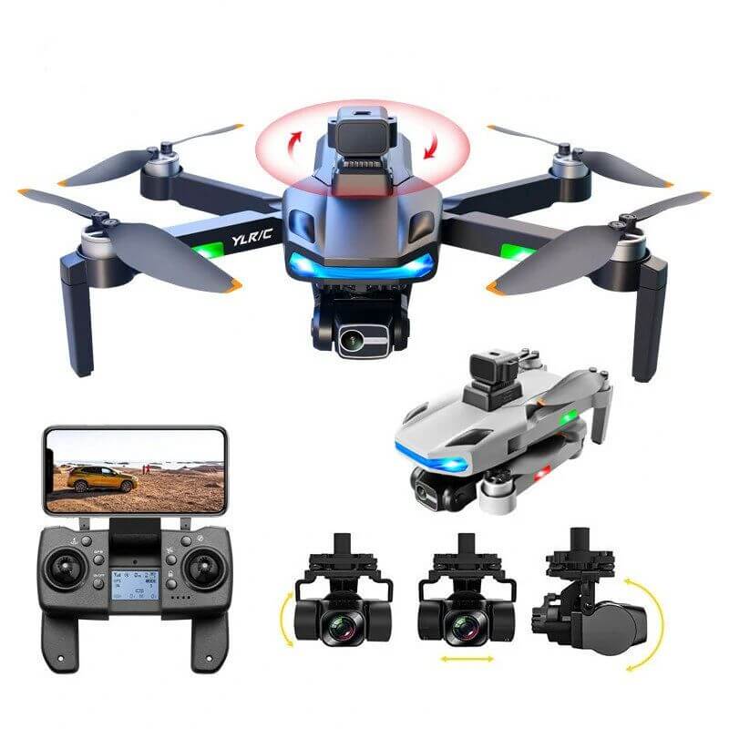 Folded S135 Pro drone with compact design