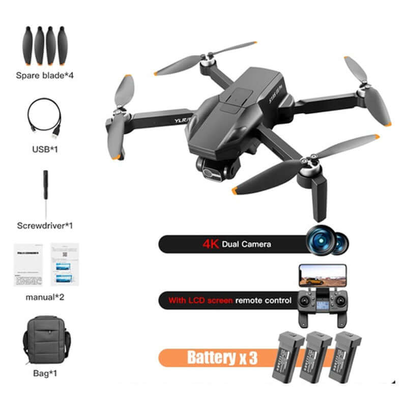 Handheld S135 drone showing portability