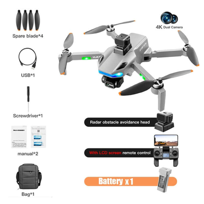 Remote controller for S135 Pro drone with phone mount