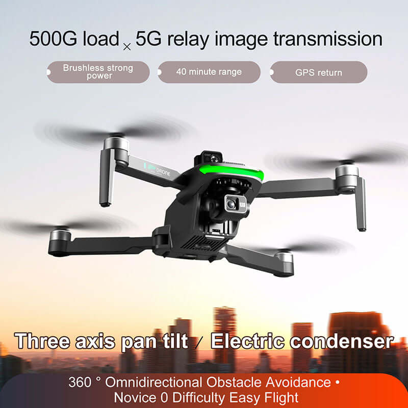 Foldable compact design of S155 Pro GPS drone