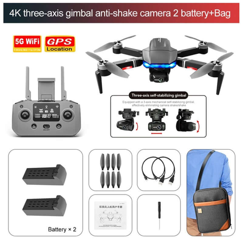 S7S drone remote controller with real-time FPV screen