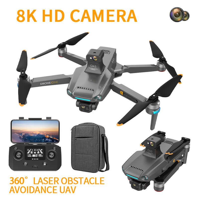 3-axis gimbal close-up on S808 PRO for stabilized footage