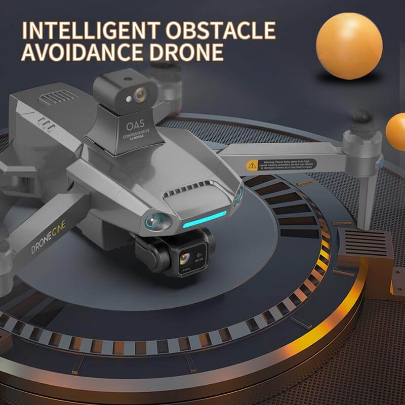 S808 PRO GPS drone flying outdoors with active GPS