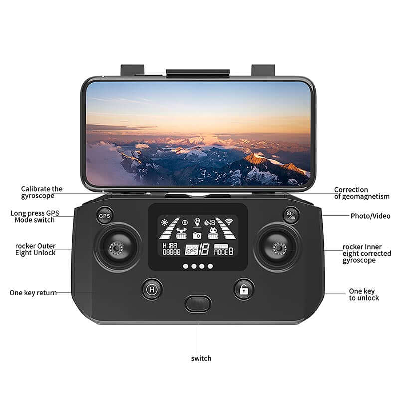 LED lights for night flight on S808 PRO drone