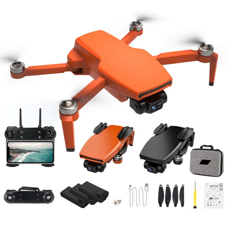 ZLL SG108 Pro drone front view with foldable arms