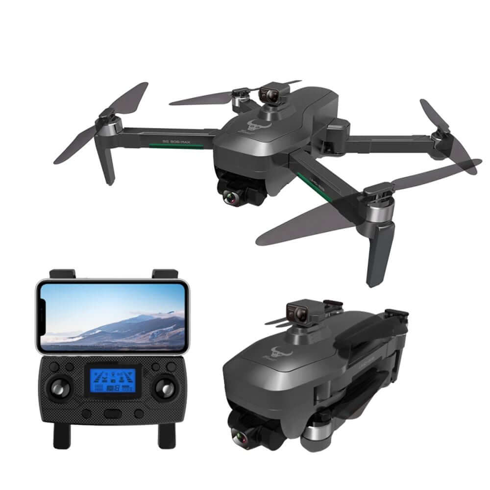 5G WiFi FPV live view from SG906 drone on smartphone