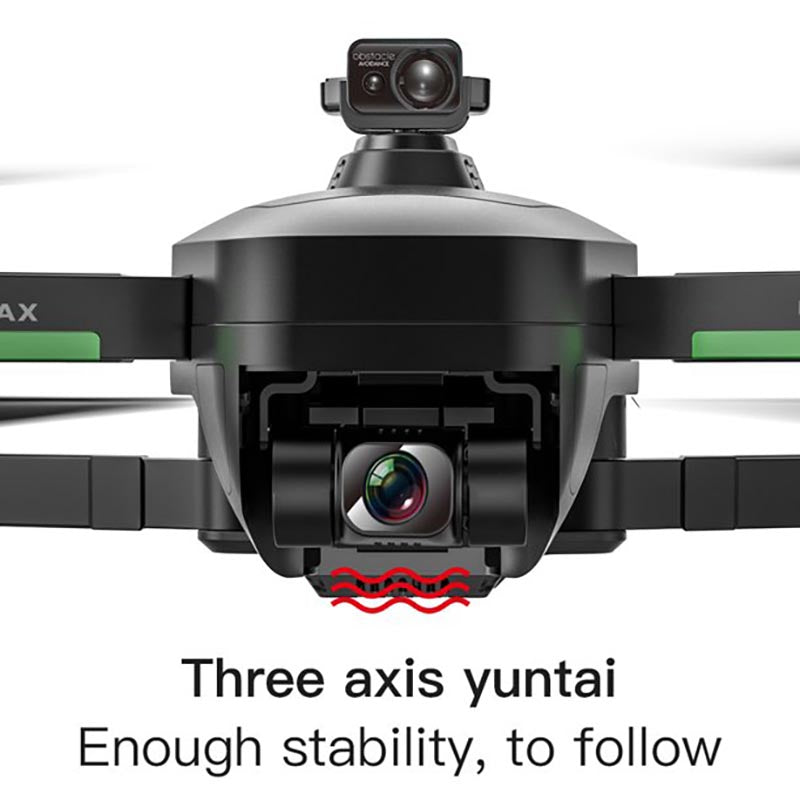 Side view of SG906 MAX1 Beast 3+ GPS 4K Drone with foldable arms